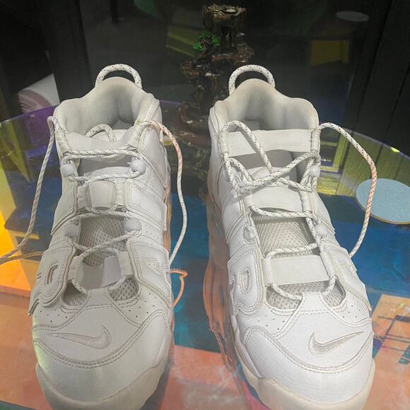 Nike air more uptempo Triple White - Picture 3 of 6